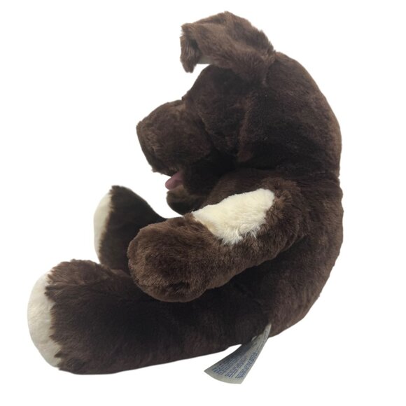 Build-A-Bear 2011 Lil Fudge Brown Puppy Plush Dog Stuffed Animal 13" - Picture 3 of 6